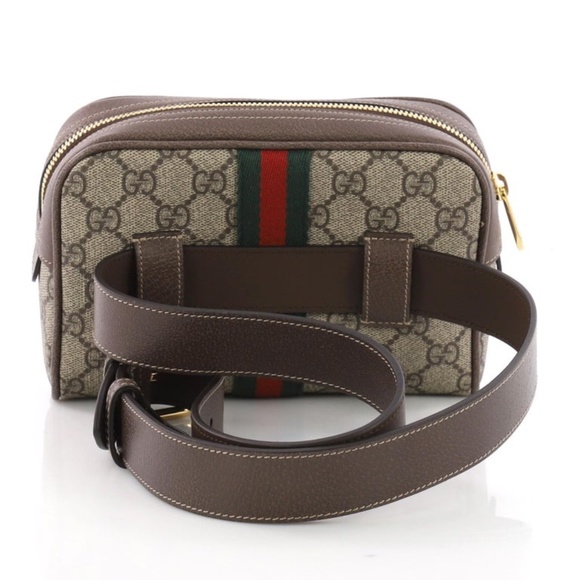 Gucci Ophidia GG Belt Bag With Removable Leather Strap - Picture 3 of 8